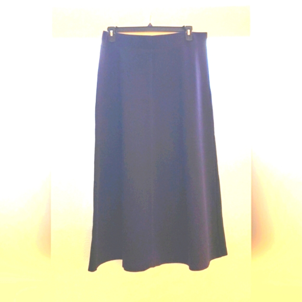 Plus Size Maxi Navy Skirt